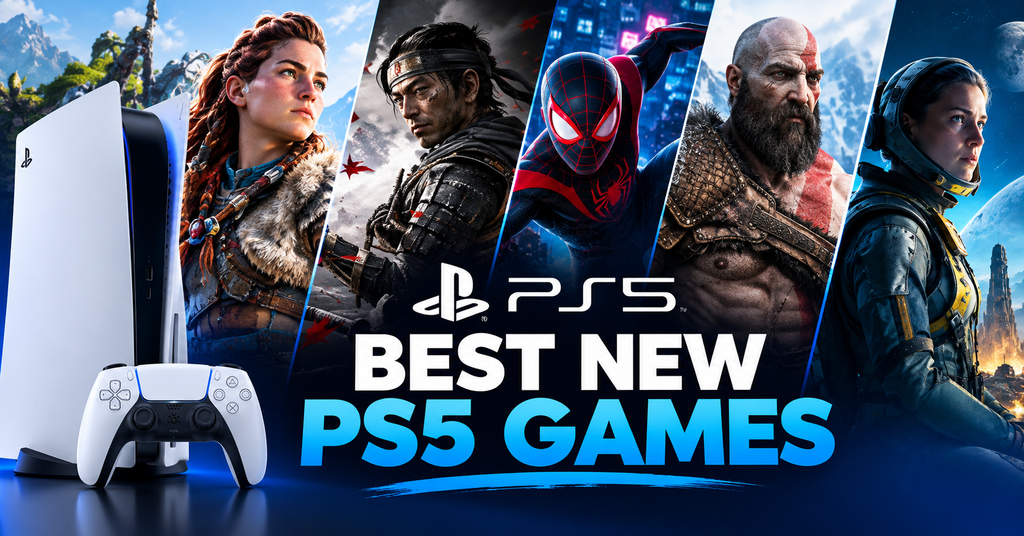 est new PS5 games in 2026 featuring major action, fighting, horror, and science-fiction releases