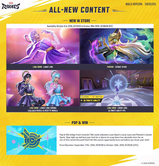 Latest Marvel Rivals Patch Notes Season 10.5