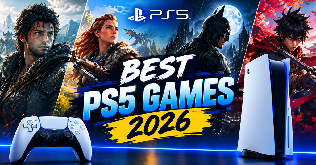 Best PS5 Games 2026 Top Picks for Every Type of Player Top PlayStation 5 games featuring colorful platforming, racing challenges, and varied gameplay for different player preferences.
