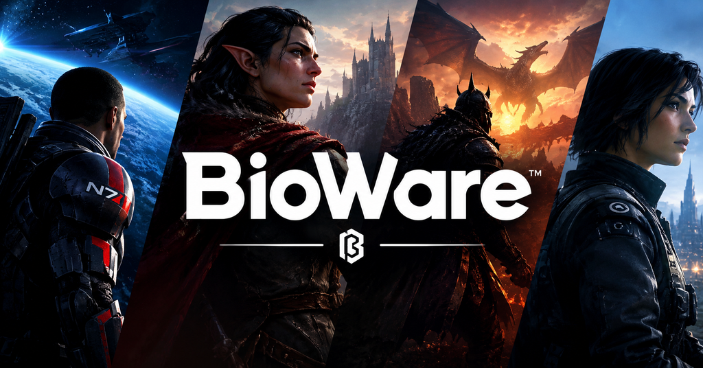 BioWare game legacy featuring the Mass Effect and Dragon Age role-playing franchises and their memorable fictional worlds.