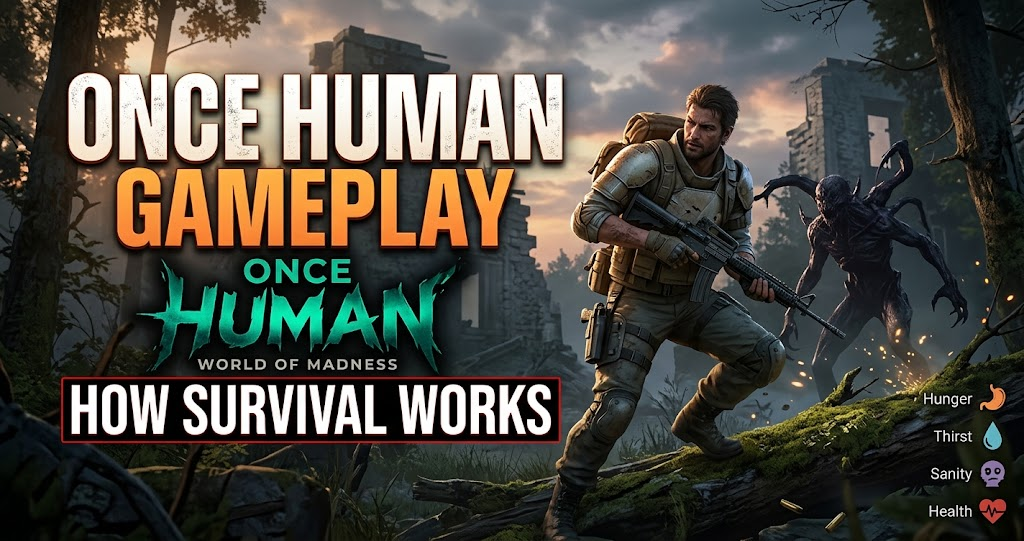 Once Human Gameplay How Survival Works