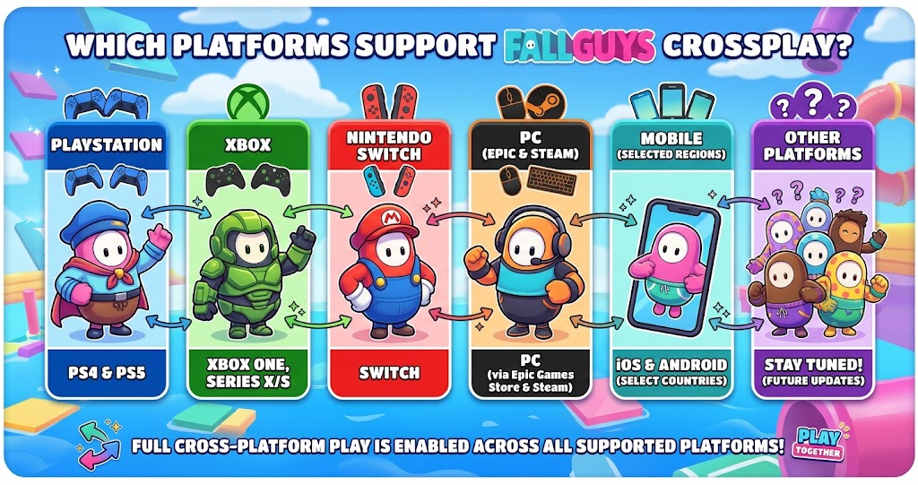 Which Platforms Support Fall Guys Crossplay?