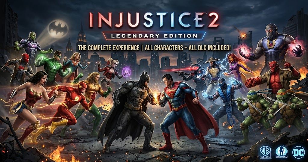 Injustice 2 Legendary Edition Characters and DLC
