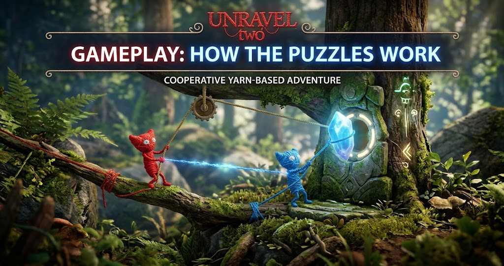 Unravel Two Gameplay How the Puzzles Work