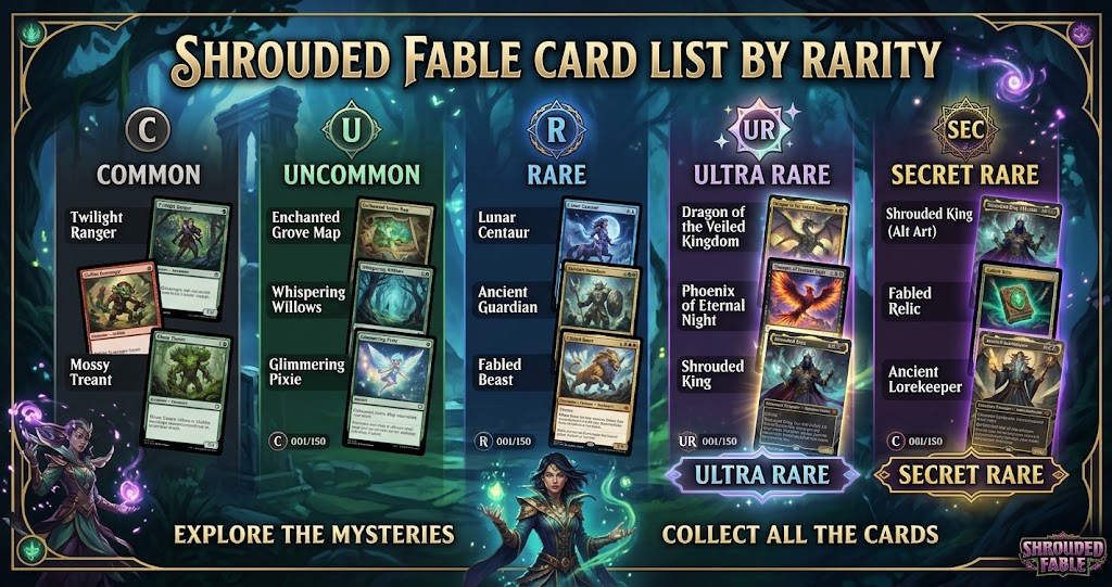 Shrouded Fable Card List by Rarity
