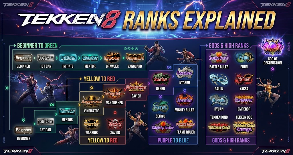 Tekken 8 Ranks Explained