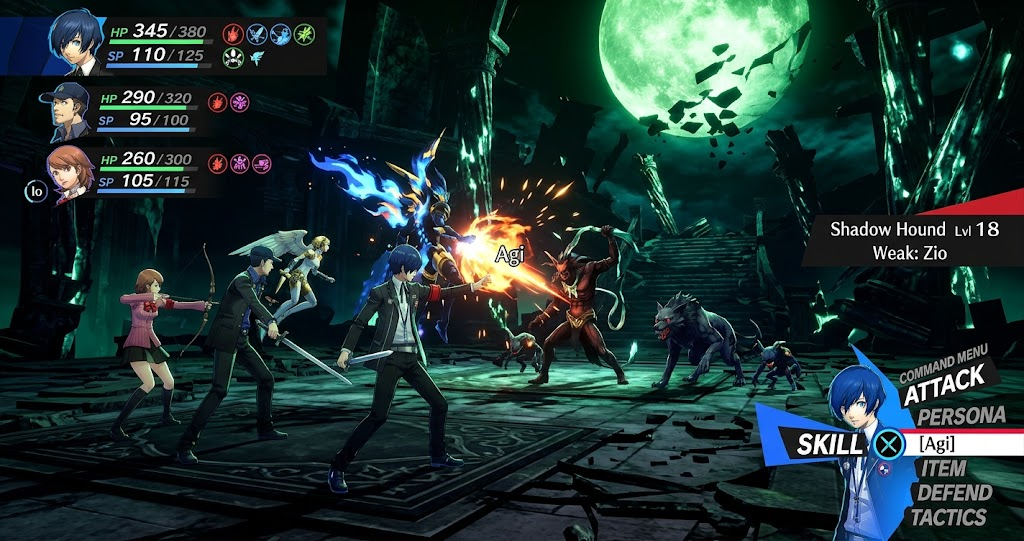 Persona 3 Reload Gameplay and the Dark Hour