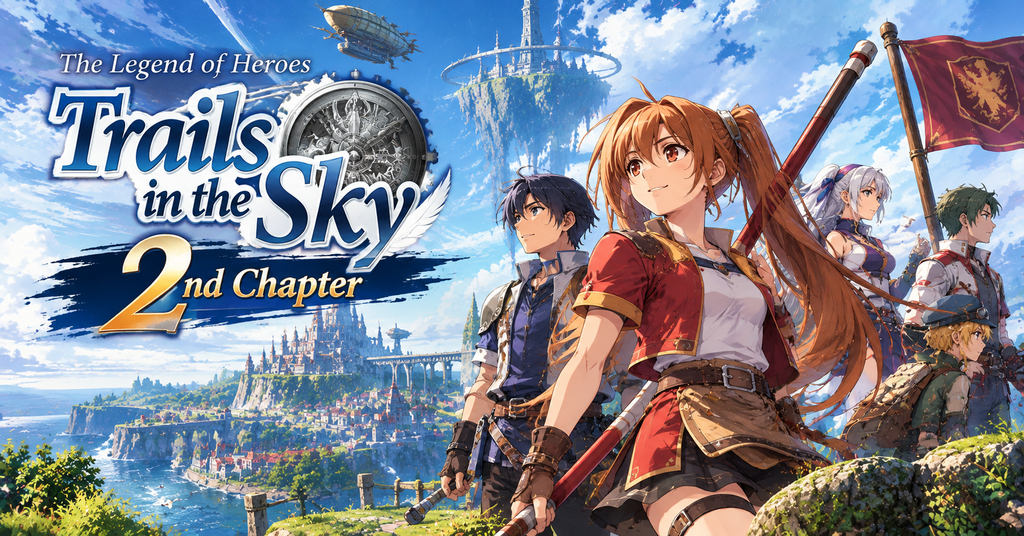 Trails in the Sky 2nd Chapter featuring Estelle Bright in a dramatic fantasy RPG adventure.