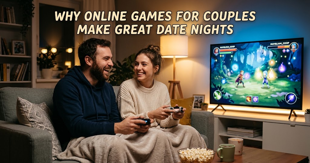 Why Online Games for Couples Make Great Date Nights