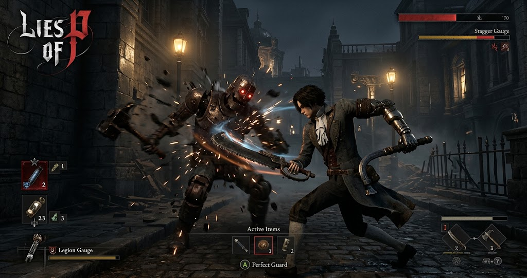 Lies of P Gameplay and Combat Mechanics