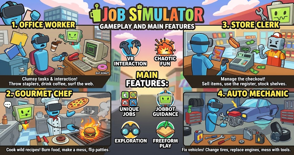 Job Simulator Gameplay and Main Features