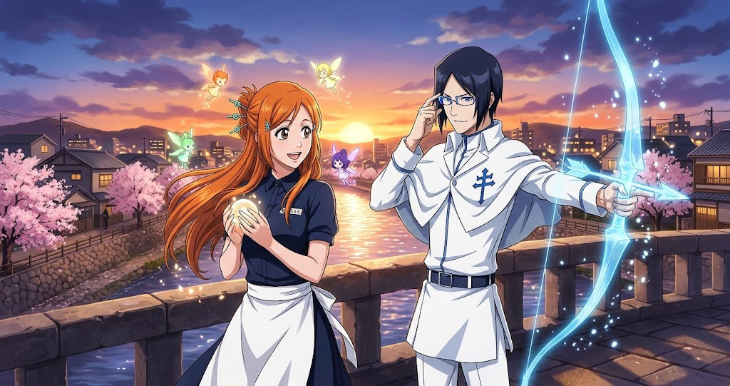 Orihime Inoue and Uryu Ishida