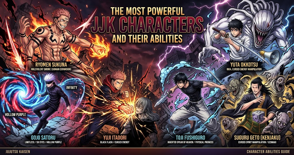 The Most Powerful JJK Characters and Their Abilities