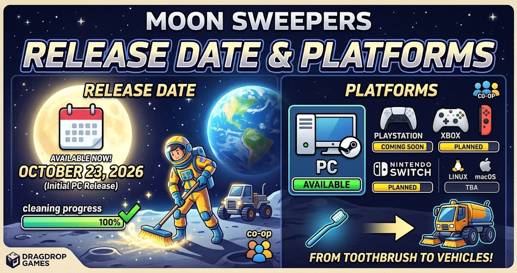 Moon Sweepers Release Date and Platforms