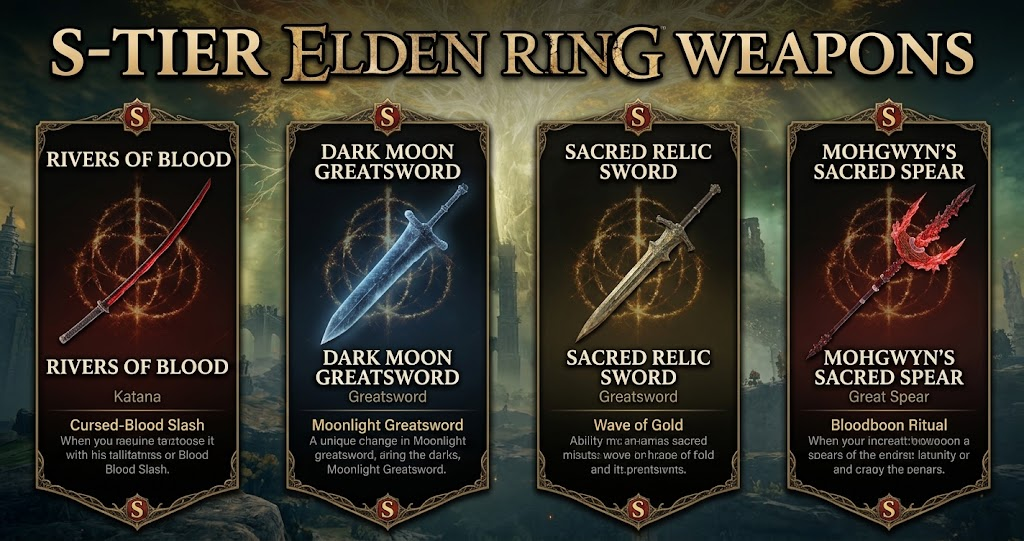 S-Tier Elden Ring Weapons